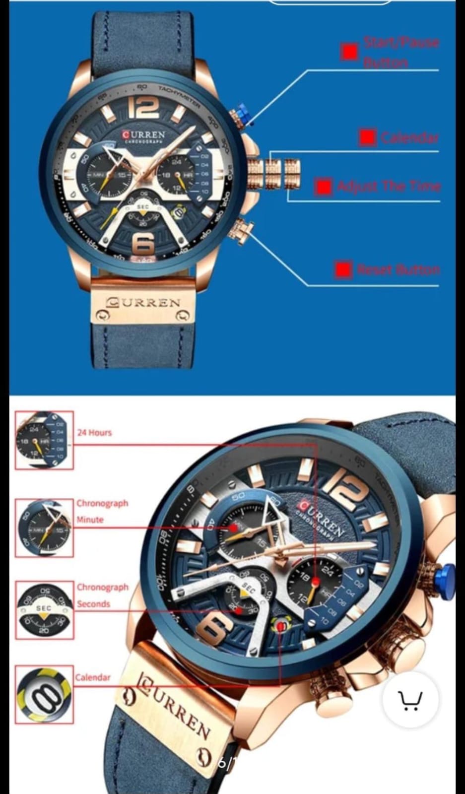 CURREN GENTS WATCH 8329 image 2