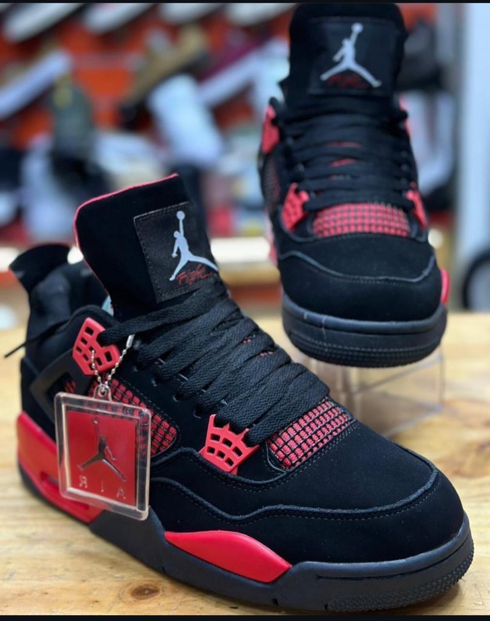 Jordan 4 Black Red